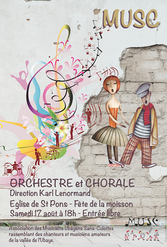 Affiche concert Musc à Saint Pons