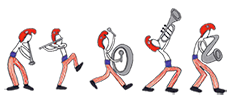 Logo de l'association Musc, musiciens ubayens sans-culottes